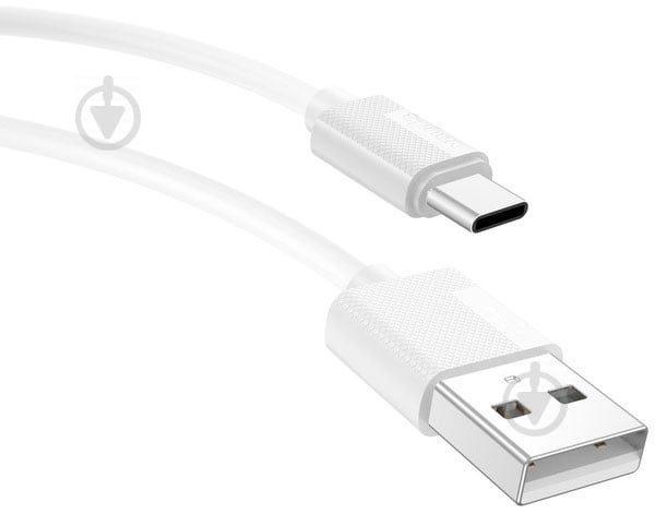 Кабель T-PHOX USB Type-C 2 м білий (T-C801(2) white) Nets - фото 1