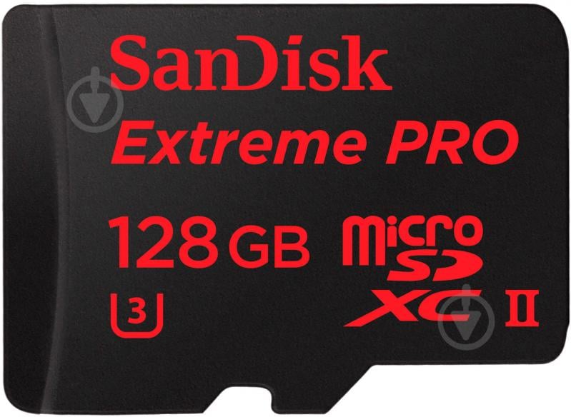 Карта пам'яті SanDisk microSDXC Extreme Pro 128GB + USB 3.0 reader (SDSQXPJ-128G-GN6M3) - фото 2