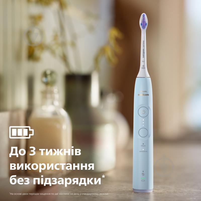 Набір Philips Series 6100 Електрична зубна щітка HX7406/02 + насадки HX6012/87 - фото 16 Набір Philips Series 6100 Електрична зубна щітка HX7406/02 + насадки HX6012/87 - фото 16