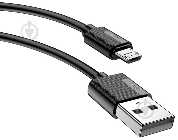 Кабель T-PHOX USB – microUSB 1.2 м чорний (T-M801 black) Nets - фото 1