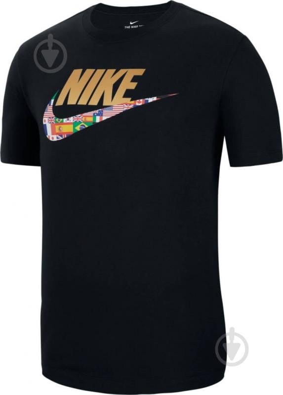 Футболка Nike M NSW TEE PREHEAT HBR CT6550-010 р.2XL черный - фото 1