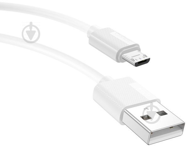 Кабель T-PHOX USB – microUSB 2 м белый (T-M801(2) white) Nets - фото 1