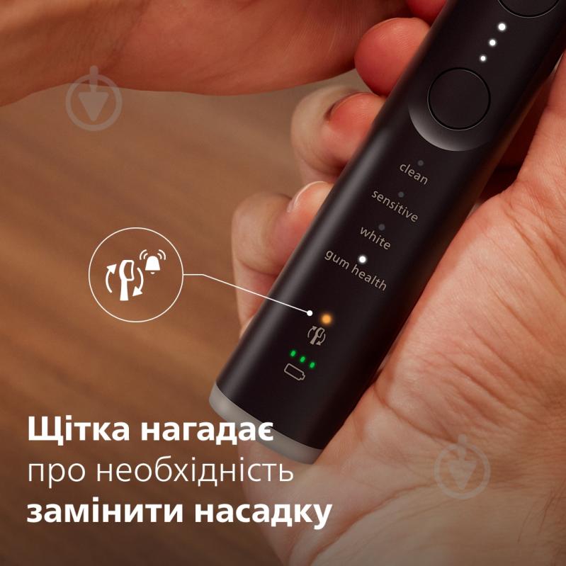 Набір Philips Series 6100 Електрична зубна щітка HX7421/01 + насадки HX6012/87 - фото 16