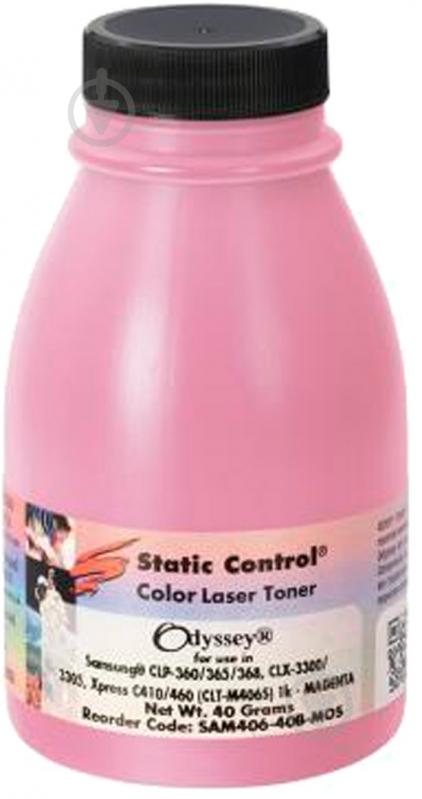Тонер Static Control Samsung CLP-360/CLX-3300 (SAM406-40B-MOS-P) magenta - фото 1 Тонер Static Control Samsung CLP-360/CLX-3300 (SAM406-40B-MOS-P) magenta - фото 1