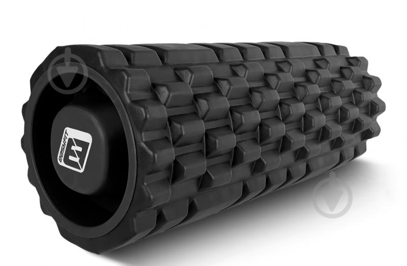 Массажный ролик EasyFit Grid Roller 33 см v.1.1 с заглушками Черный (EF-2020a-OR) - фото 1 Массажный ролик EasyFit Grid Roller 33 см v.1.1 с заглушками Черный (EF-2020a-OR) - фото 1