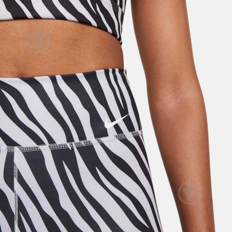 Велосипедки Nike W ONE 7'' AOP ICNCLSH SH CZ9207-596 р. S черно-белый - фото 5