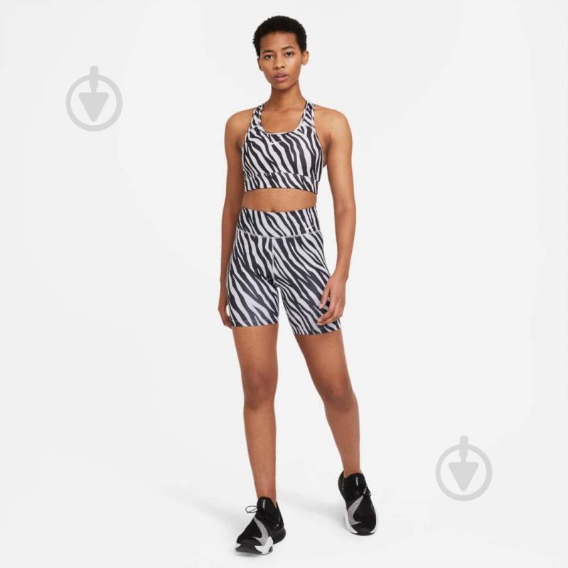 Велосипедки Nike W ONE 7'' AOP ICNCLSH SH CZ9207-596 р. S черно-белый - фото 8