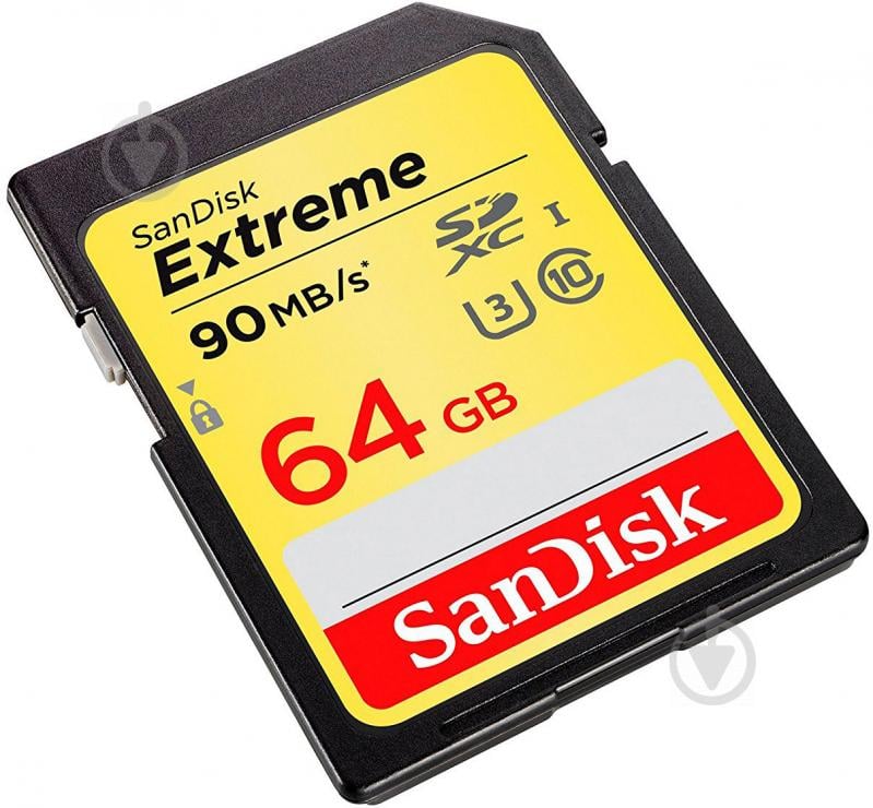 Карта пам'яті SanDisk SDXC Extreme 64GB (SDSDXNE-064G-GNCIN) - фото 3