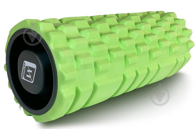 Массажный ролик EasyFit Grid Roller 33 см v.1.1 с заглушками Салатовый (EF-2020a-OR) - фото 1 Массажный ролик EasyFit Grid Roller 33 см v.1.1 с заглушками Салатовый (EF-2020a-OR) - фото 1
