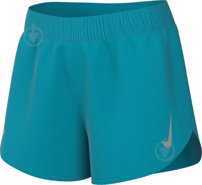 Шорты Nike W NK FAST DF TEMPO SHORT DD5935-443 р. 2XL бирюзовый - фото 8