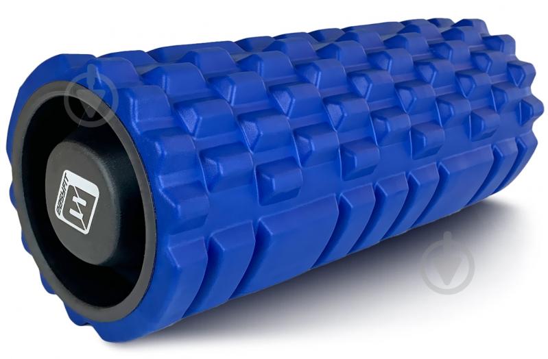 Массажный ролик EasyFit Grid Roller 33 см v.1.1 с заглушками Синий (EF-2020a-OR) - фото 1 Массажный ролик EasyFit Grid Roller 33 см v.1.1 с заглушками Синий (EF-2020a-OR) - фото 1