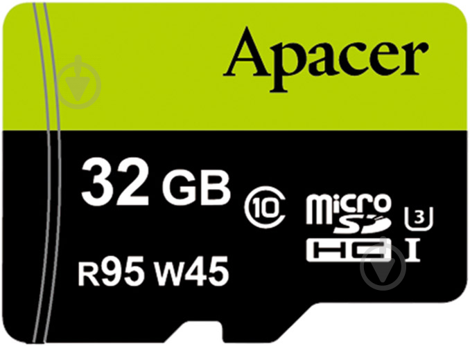 Карта пам'яті Apacer microSDHC 32 ГБ Class 10UHS-I Class 3 (U3) (AP32GMCSH10U3-R) AP32GMCSH10U3-R - фото 2