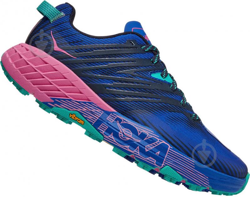 Кроссовки женские демисезонные Hoka Speedgoat 4 1106527|22 р.42,5 синие - фото 2