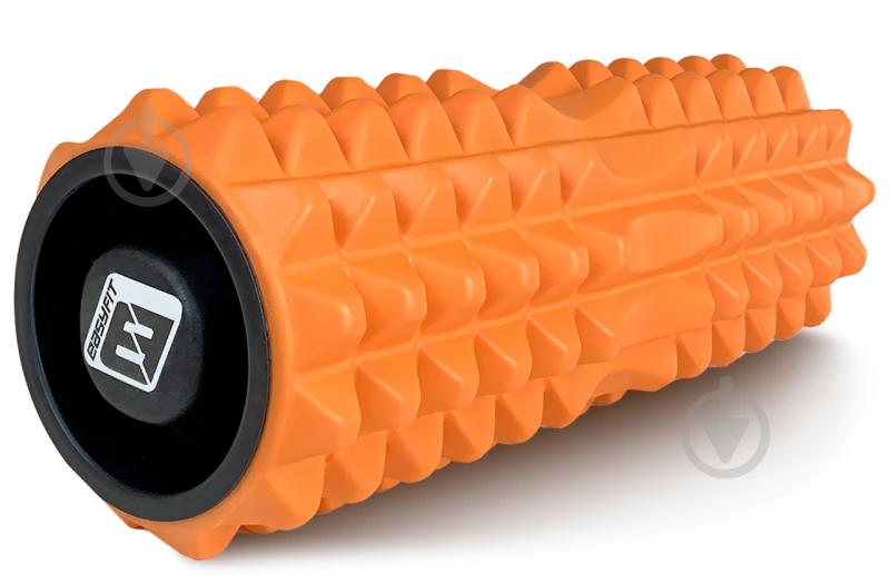 Массажный ролик EasyFit Grid Roller 33 см v.1.2 с заглушками Оранжевый (EF-2022a-V) - фото 1 Массажный ролик EasyFit Grid Roller 33 см v.1.2 с заглушками Оранжевый (EF-2022a-V) - фото 1