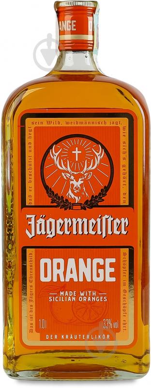 Лікер Jagermeister Orange 33% 1 л - фото 1
