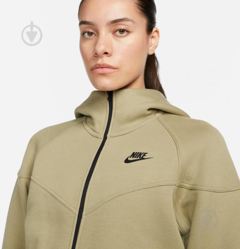 Джемпер Nike W NSW TCH FLC WR FZ HDY FB8338-276 р.S бежевый - фото 3