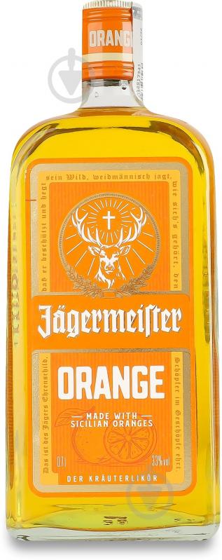 Ликер Jagermeister Orange 33% 0,7 л - фото 1 Ликер Jagermeister Orange 33% 0,7 л - фото 1