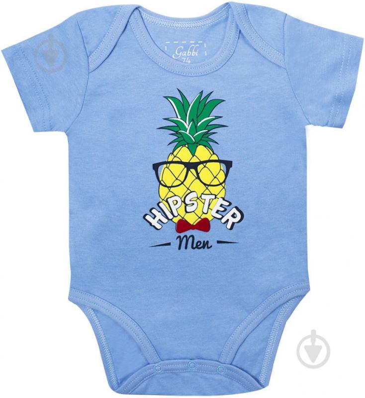 Боди для мальчика GABBI Морской р.80 голубой BD-19-13 - фото 1