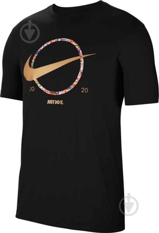 Футболка Nike M NSW TEE PREHEAT SWOOSH CT6871-010 р.M черный - фото 1