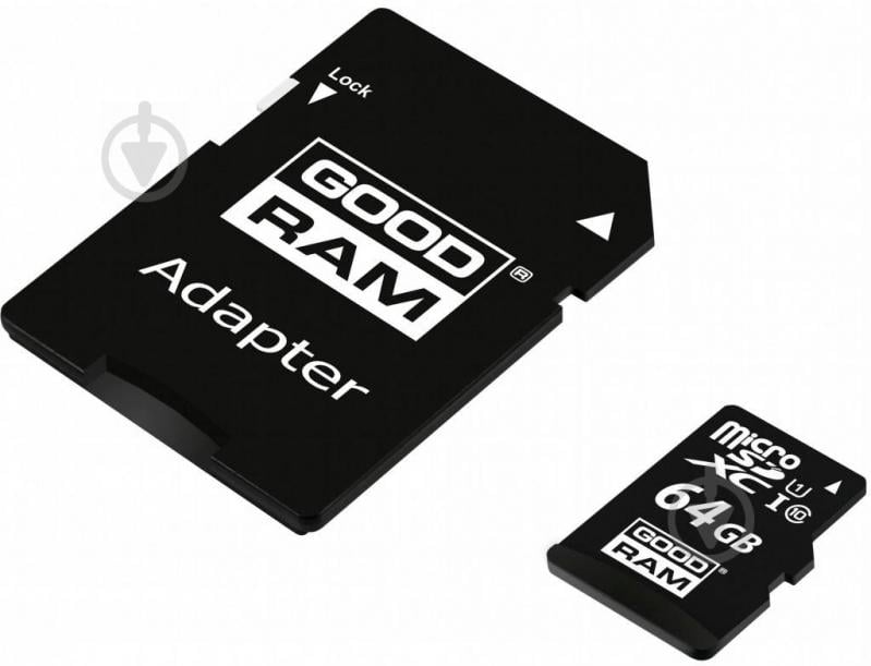 Карта памяти Goodram microSDXC 64 ГБ Class 10UHS-I (M1AA-0640R12) - фото 2