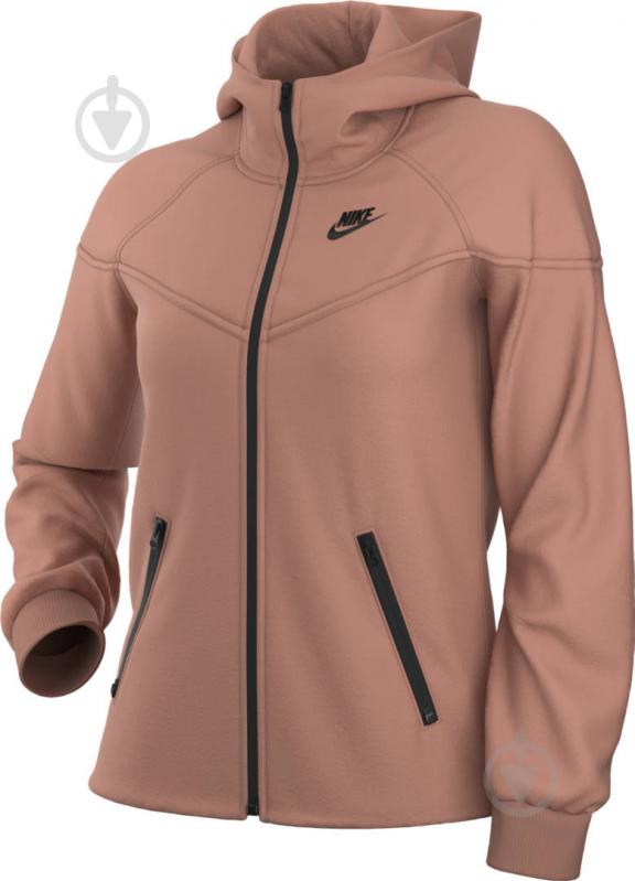 Джемпер Nike W NSW TCH FLC WR FZ HDY FB8338-618 р.2XL-S розовый - фото 10