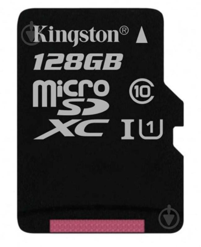 Карта пам'яті Kingston microSDXC 128 ГБ UHS Speed Class 1 (U1)Class 10 (SDCS/128GB) - фото 2