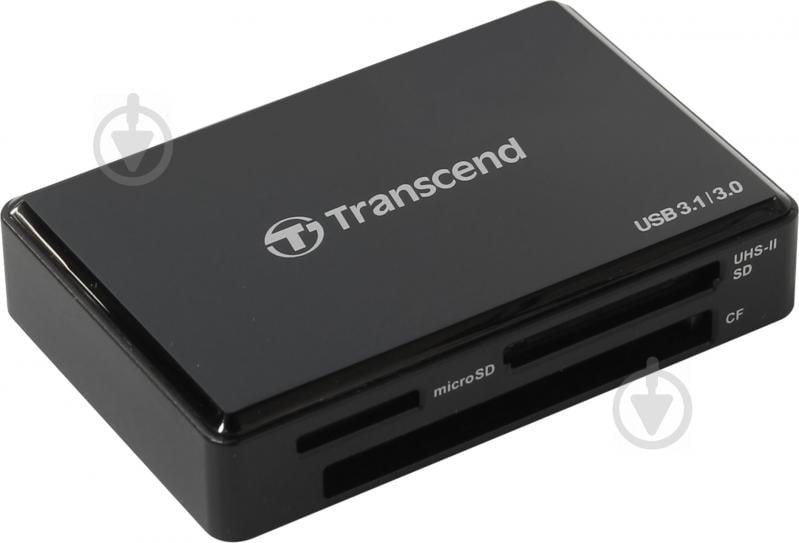 Кардридер Transcend  USB 3.1 RDF9K UHS-II black R260/W190MB/s (TS-RDF9K) - фото 1