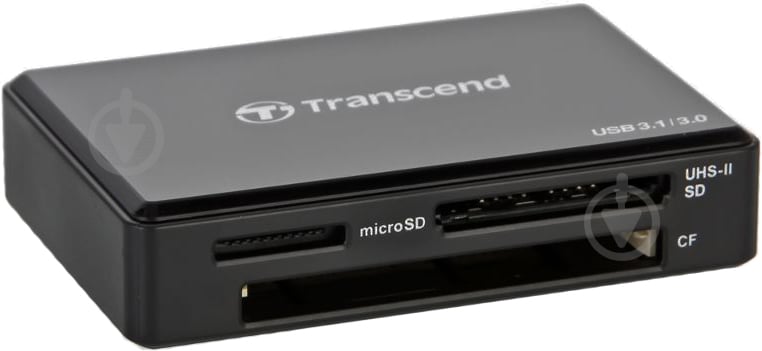 Кардридер Transcend  USB 3.1 RDF9K UHS-II black R260/W190MB/s (TS-RDF9K) - фото 4