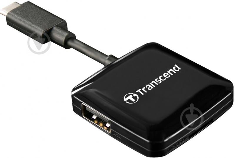 Кардрідер Transcend  USB-C/USB-A SD/microSD (TS-RDC2K) - фото 1