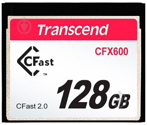 Карта пам'яті Transcend CFast 128GB (TS128GCFX600) - фото 1