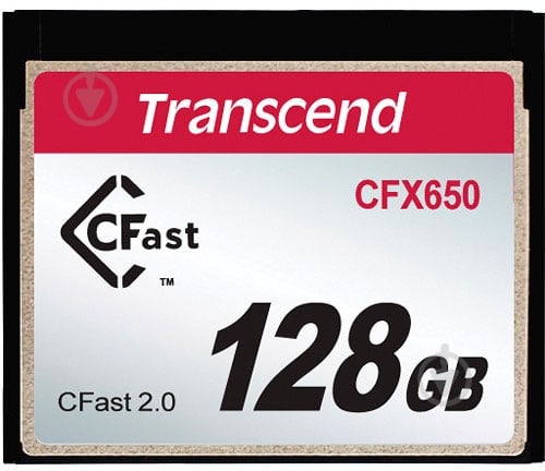 Карта памяти Transcend CFast 128GB (TS128GCFX650) - фото 1