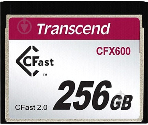 Карта памяти Transcend CFast 256GB (TS256GCFX600) - фото 1