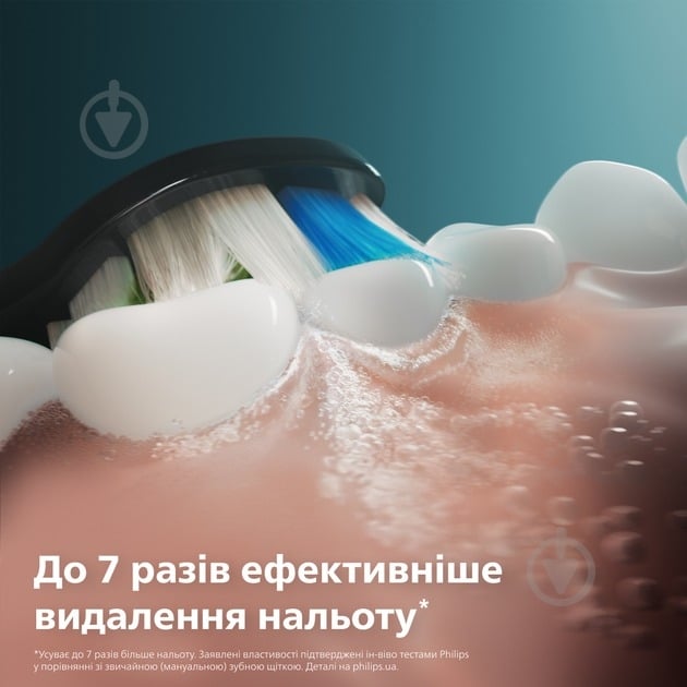 Набір Philips Series 5300 електрична зубна щітка HX7101/01 + насадки HX6062/88 - фото 15 Набір Philips Series 5300 електрична зубна щітка HX7101/01 + насадки HX6062/88 - фото 15