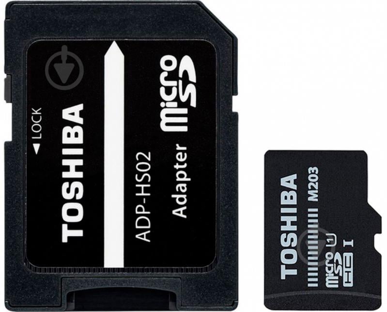 Карта памяти TOSHIBA microSDXC 64 ГБ UHS Speed Class 1 (U1)Class 10 (THN-M203K0640EA) - фото 1