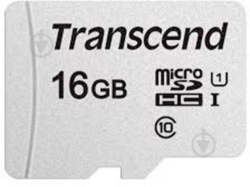 Карта памяти Transcend microSDHC 16 ГБ UHS Speed Class 1 (U1)Class 10 (TS16GUSD300S-A) - фото 2