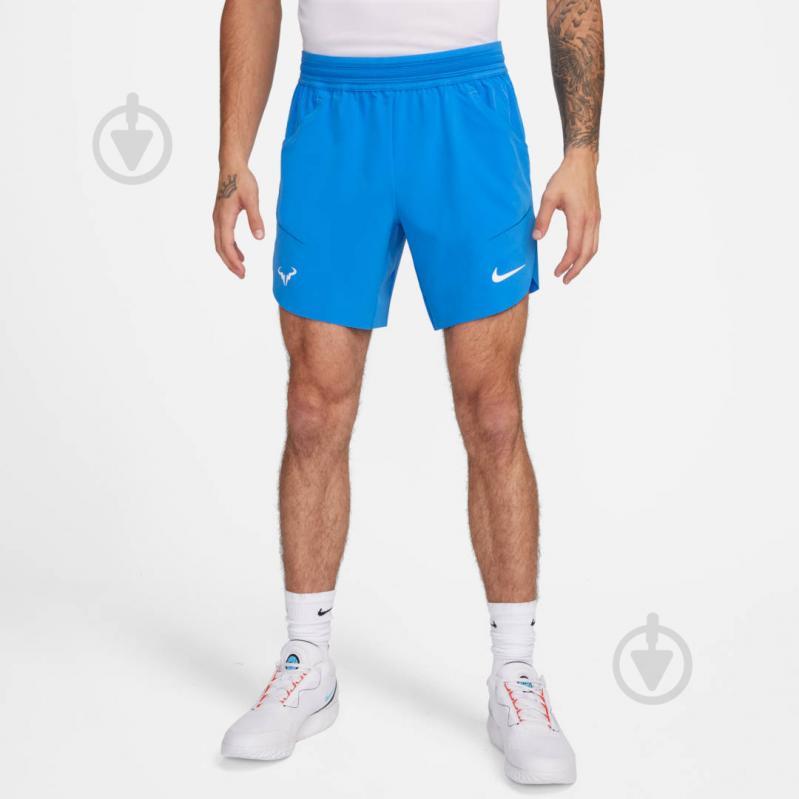 Шорты Nike RAFA MNK DFADV SHORT 7IN DV2881-435 р. L синий - фото 1