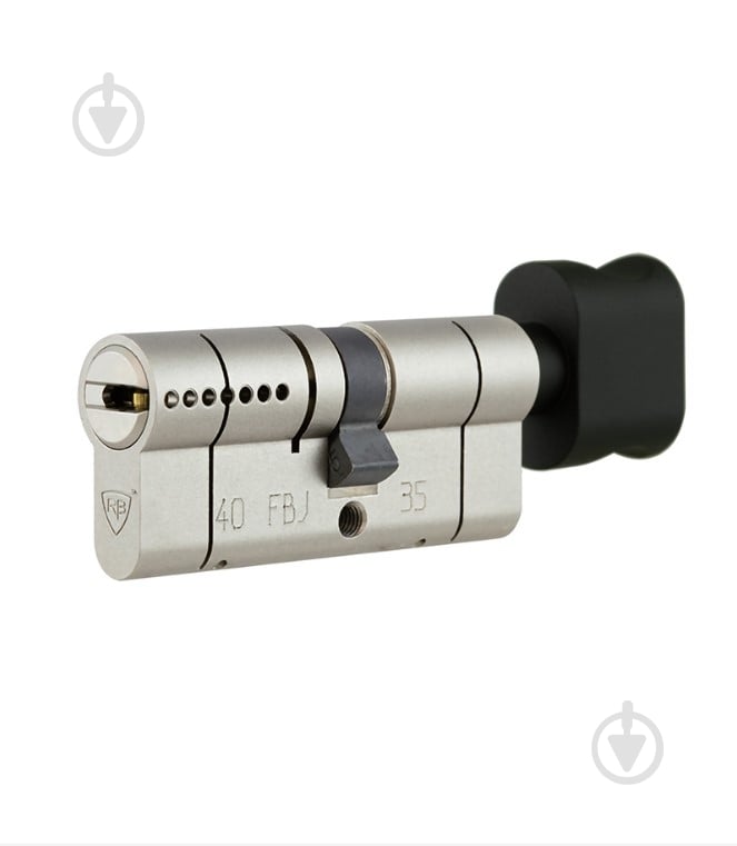 Цилиндр RB-LOCKS 50x50 ключ-вороток 100 мм никель сатин Keylocx - фото 1