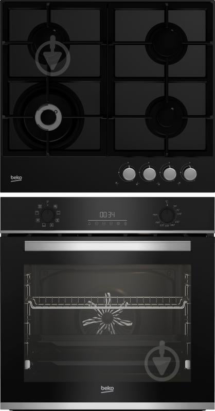 Комплект встраиваемой техники Beko варочная поверхность HILW 64225 S+духовой шкаф BBIM13300XD - фото 1 Комплект встраиваемой техники Beko варочная поверхность HILW 64225 S+духовой шкаф BBIM13300XD - фото 1