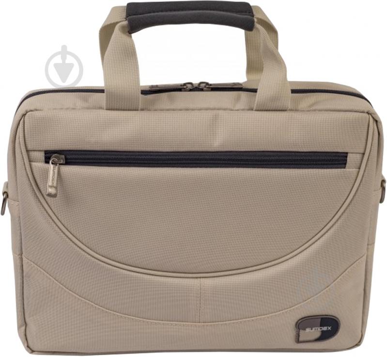 Сумка для ноутбука Sumdex 13.3" beige (PON-306CM) - фото 1 Сумка для ноутбука Sumdex 13.3" beige (PON-306CM) - фото 1