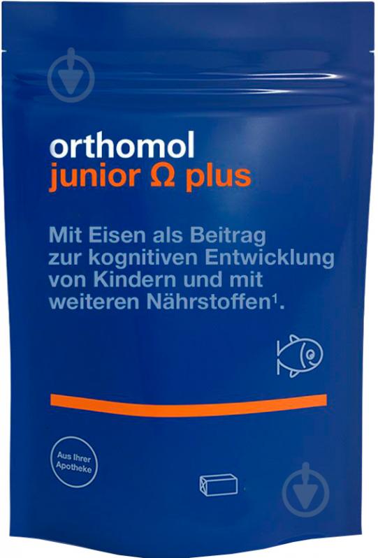 Ортомол Junior Omega Plus Orthomol жувальні іриски курс 30 днів 90 шт./уп. - фото 1