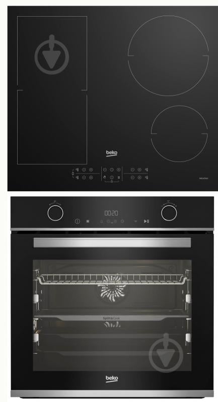 Комплект встраиваемой техники Beko варочная поверхность HII 64200 FMT +духовой шкаф BBVM13400XDS - фото 1 Комплект встраиваемой техники Beko варочная поверхность HII 64200 FMT +духовой шкаф BBVM13400XDS - фото 1