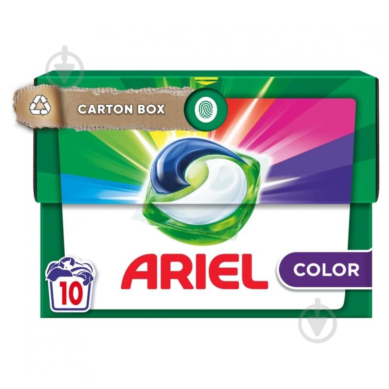 Капсулы для машинной стирки Ariel PODS All-in-1 Color 10 шт. - фото 1