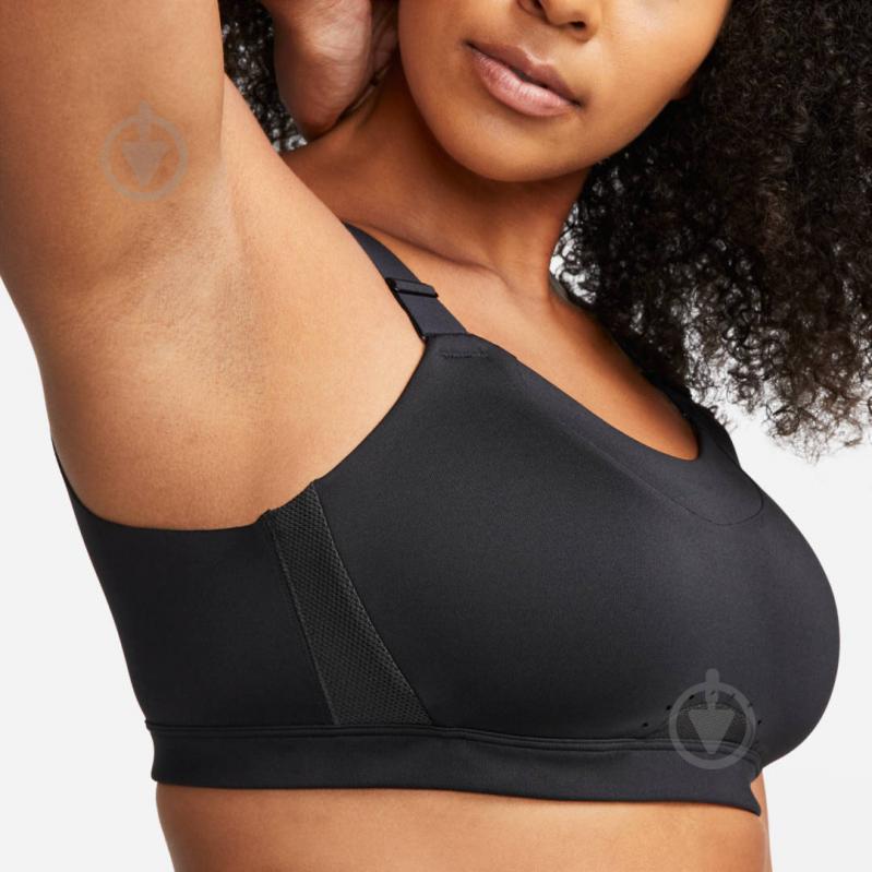 Бра Nike W NK DF ALPHA BRA DD0430-010 р.L-F/G черный - фото 4