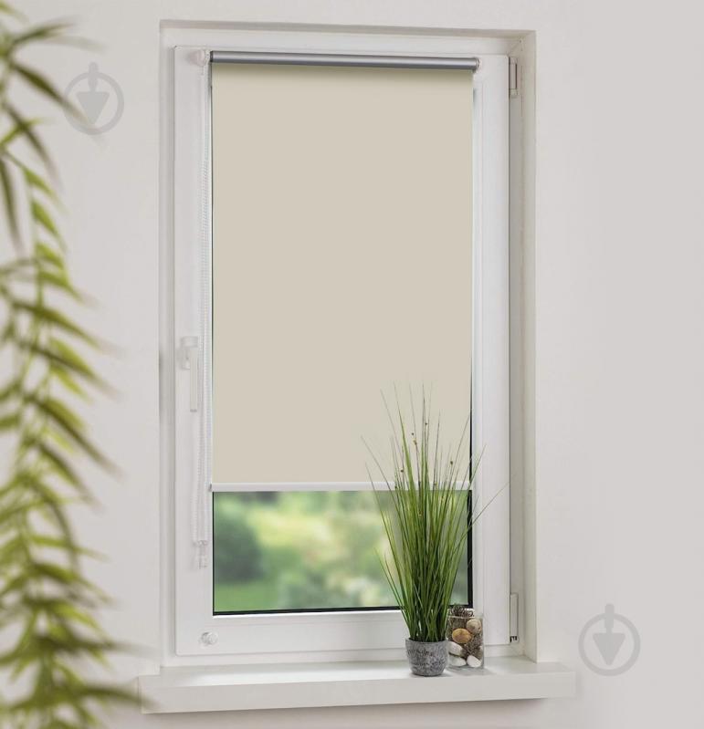 Ролета мини термо (blackout) Rollotex с фиксацией под наклон BOSTON ваниль 81x180 см - фото 4 Ролета мини термо (blackout) Rollotex с фиксацией под наклон BOSTON ваниль 81x180 см - фото 4