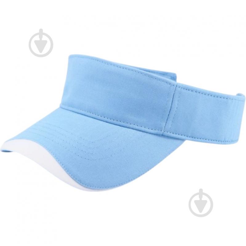 Кепка visor one size голубой - фото 1