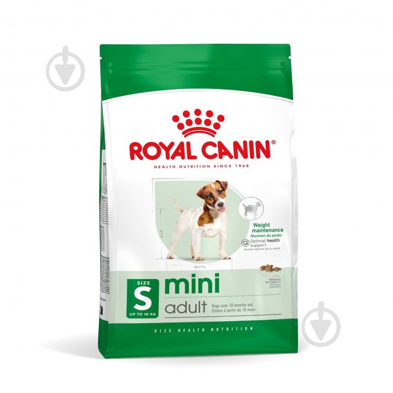 Корм сухий для дорослих собак для малих порід Royal Canin MINI ADULT 8 кг (домашня птиця, рис, кукурудза) 8 кг - фото 1