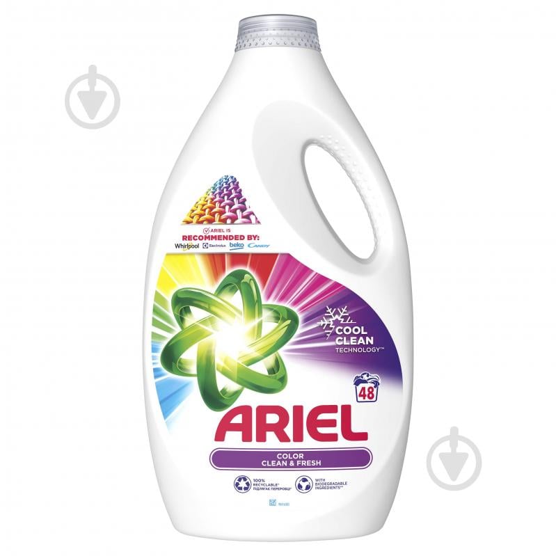 Гель для машинного та ручного прання Ariel Color 2,4 л - фото 2