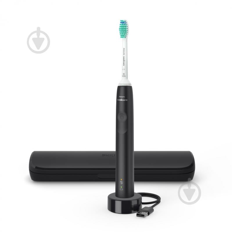 Електрична зубна щітка Philips Sonicare 3100 HX3673/14 + насадки HX6064/88 - фото 2