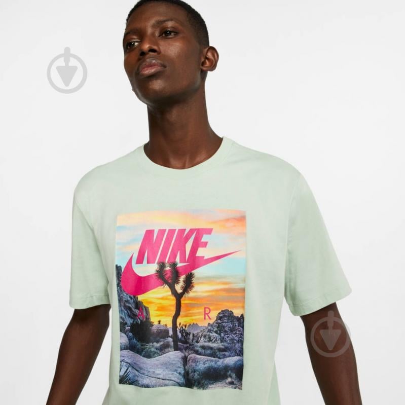 Футболка Nike M NSW TEE FESTIVAL PHOTO CT6884-321 р.M зеленый - фото 6