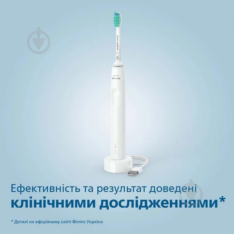 Набор Philips Series 3100 электрическая зубная щетка HX3671/13 + насадки HX6064/87 - фото 6 Набор Philips Series 3100 электрическая зубная щетка HX3671/13 + насадки HX6064/87 - фото 6